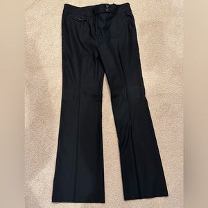 Black pinstripe H&M boot cut pants size 8.